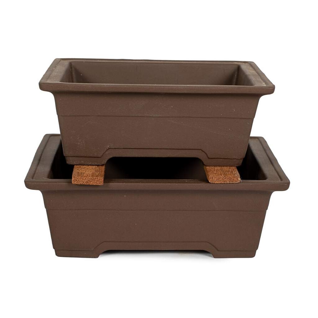 Japanese Unglazed, Rectangular Containers by Kobayashi Sangyo