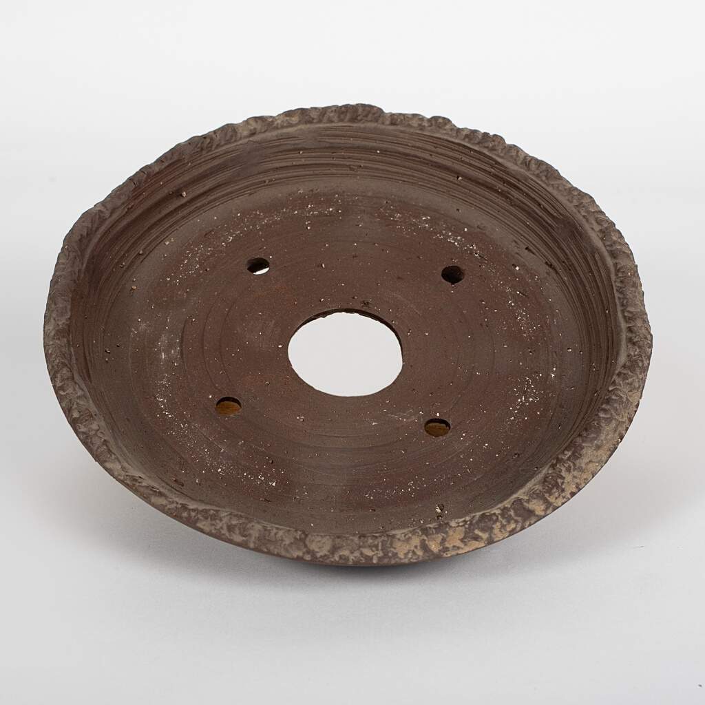 Japanese, Unglazed, Rustic Round, 190 x 35mm by Kobayashi Sangyo