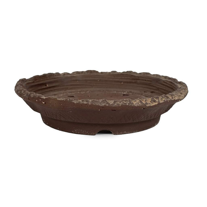 Japanese, Unglazed, Rustic Round, 190 x 35mm by Kobayashi Sangyo