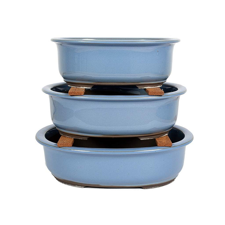 Japanese Kinyou Glazed, Oval Container by Kobayashi Sangyo