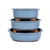 Japanese Kinyou Glazed, Oval Container -   - Pots