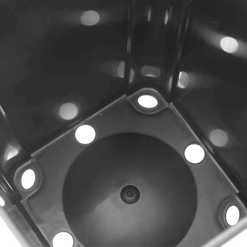 Plastic, Tall Drainage Pot, 12 x 12 x 20cm -   - Plastics