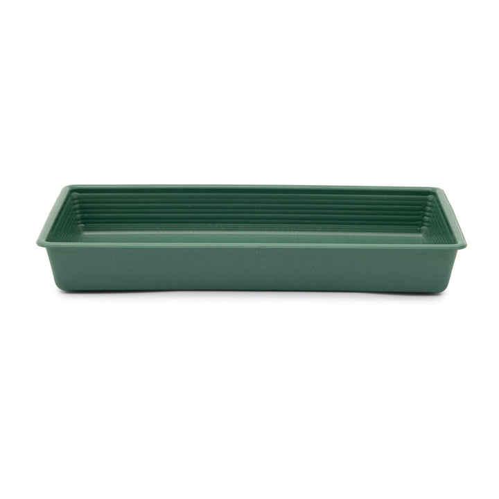 Full tray, 26 x 14.5 x 3cm, green by Super Floral