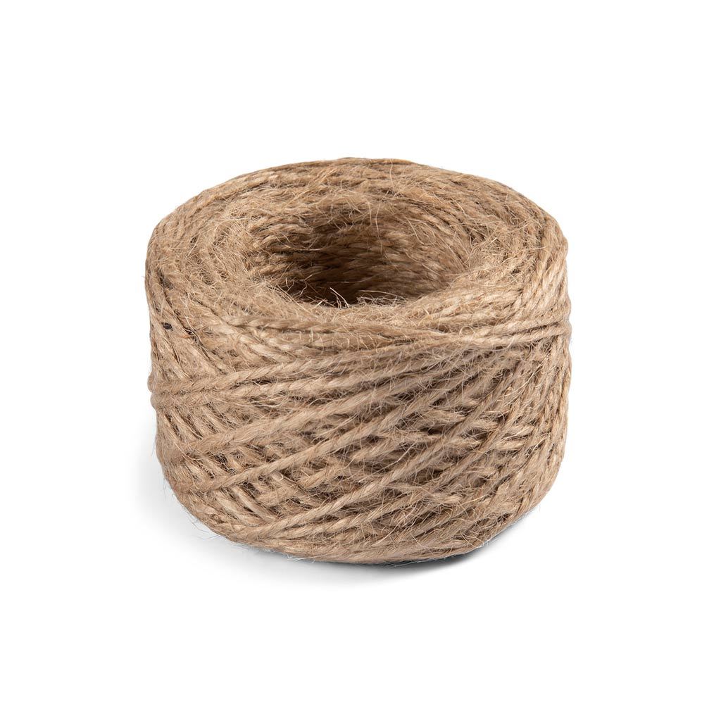 Jute, brown string. 50m by Super Floral