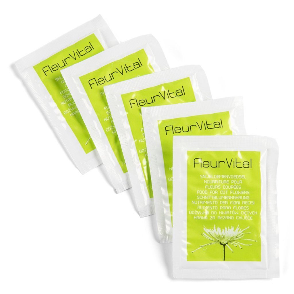 Fleur Vital Flower Food Sachets, 5pc bundle by Super Floral