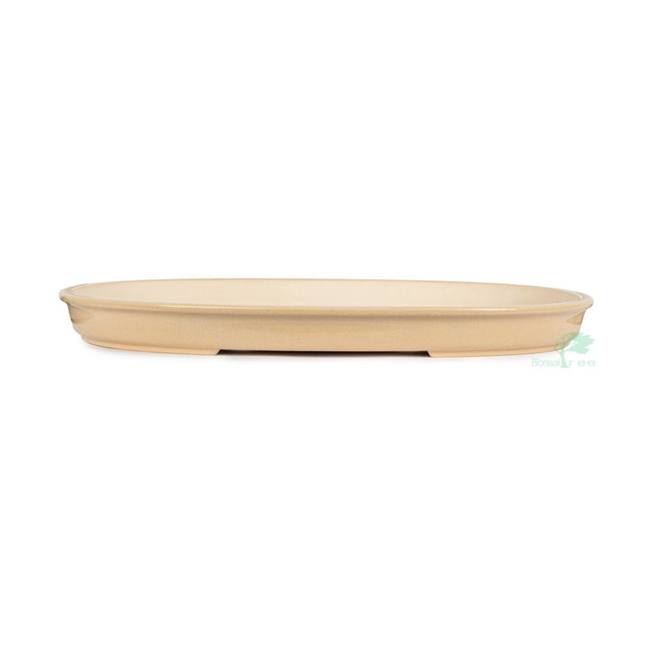 Chinese glazed oval, 535 x 385 x 45mm by Pecenppot