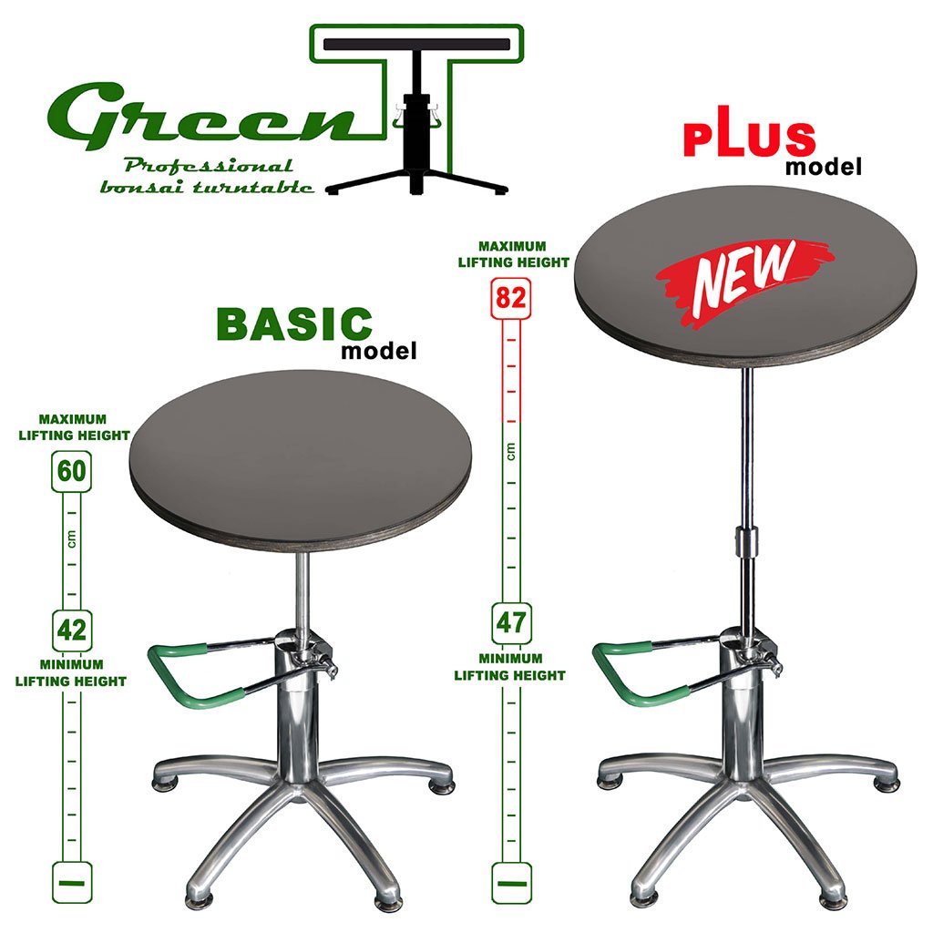 Green T Professional Hydraulic Lift Bonsai Turntable by Green-T