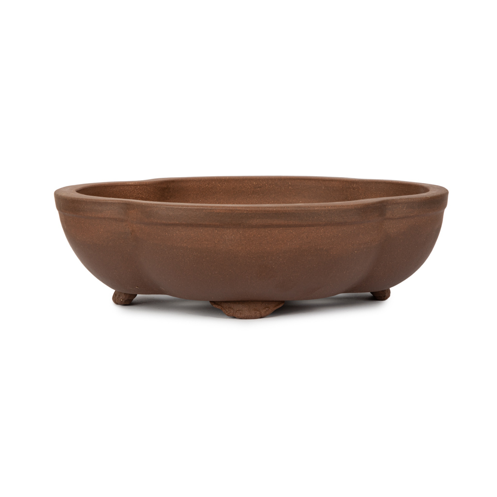 12" Chinese Unglazed Containers by Pecenppot