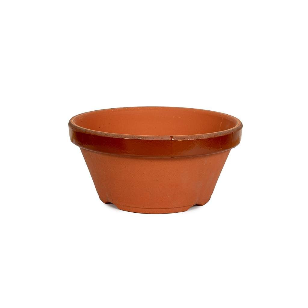 Japanese Marukou Terracotta Pots -  Gardening pot #6.5 shallow, 205(D) x 90 mm(H) - Pots
