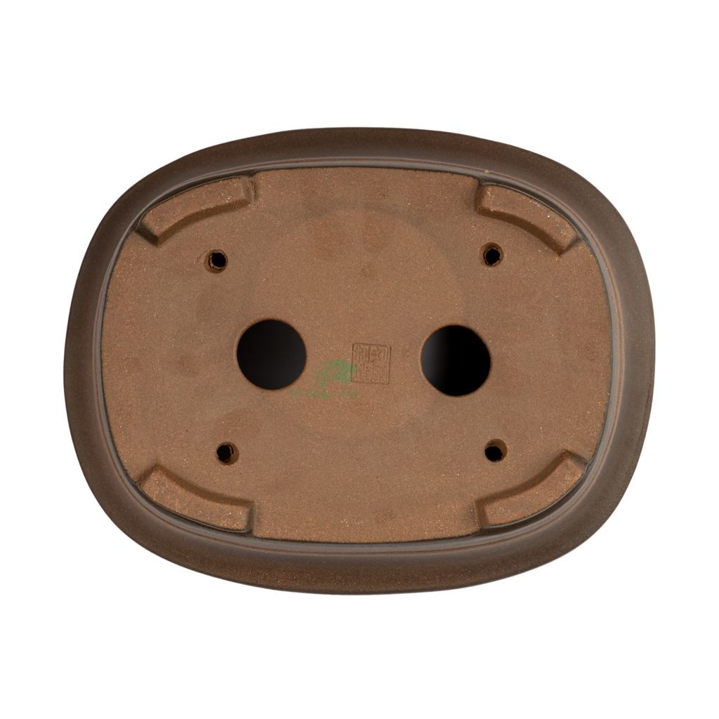 Chinese high quality, unglazed oval, 310 x 245 x 90mm -   - Pots