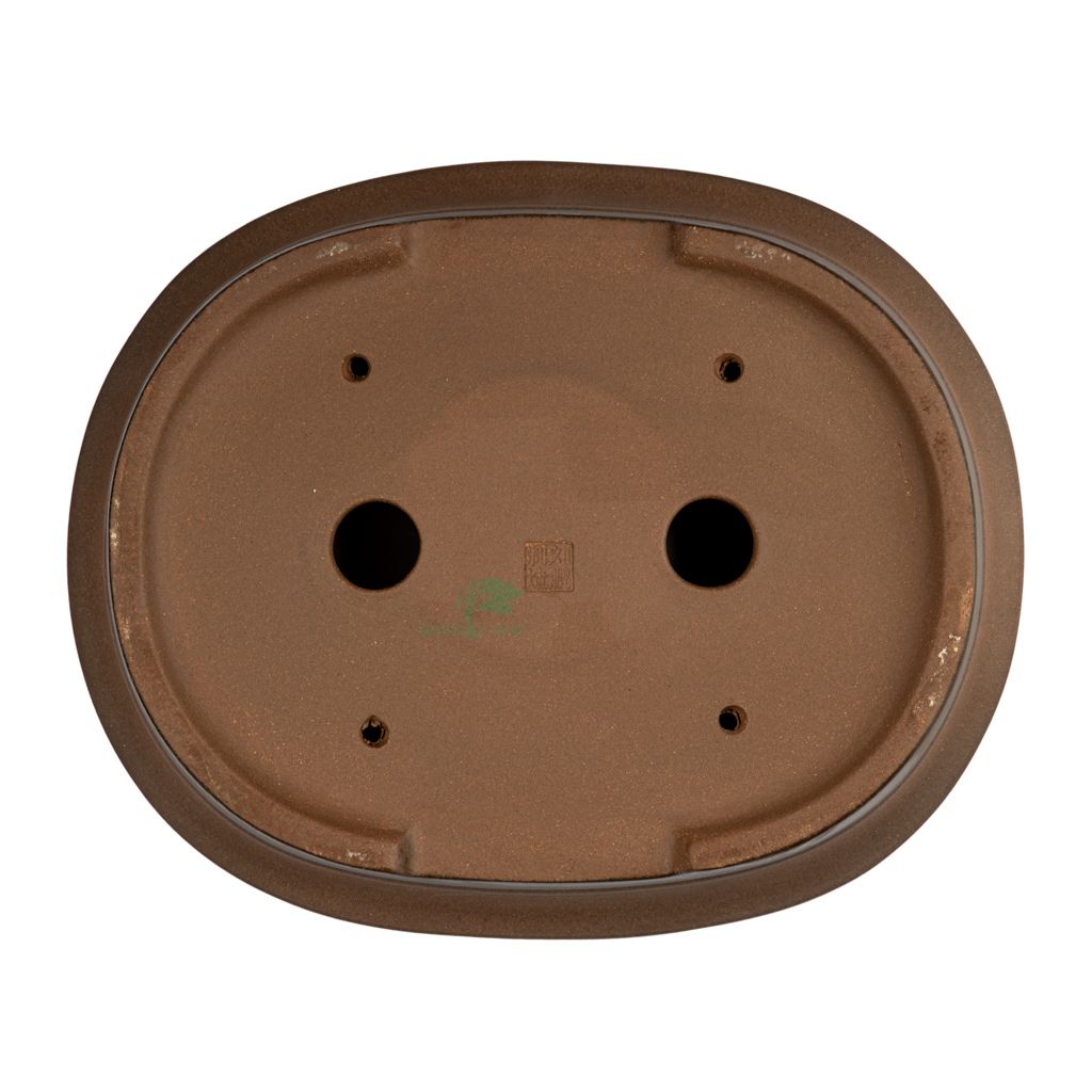 Chinese high quality, unglazed oval, 405 x 325 x 95mm - - Pots