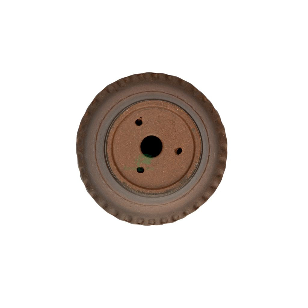 Chinese high quality, unglazed round, 140 x 65mm - - Pots