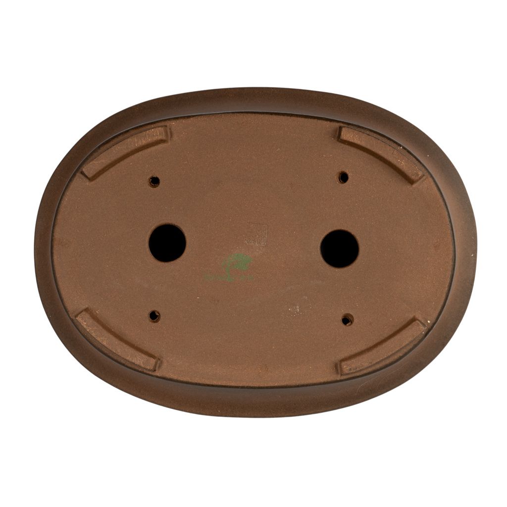 Chinese high quality, unglazed oval, 385 x 315 x 75mm - - Pots