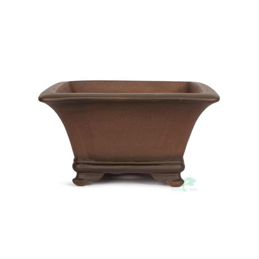 Chinese high quality, unglazed square cascade, 310 x 165mm - - Pots