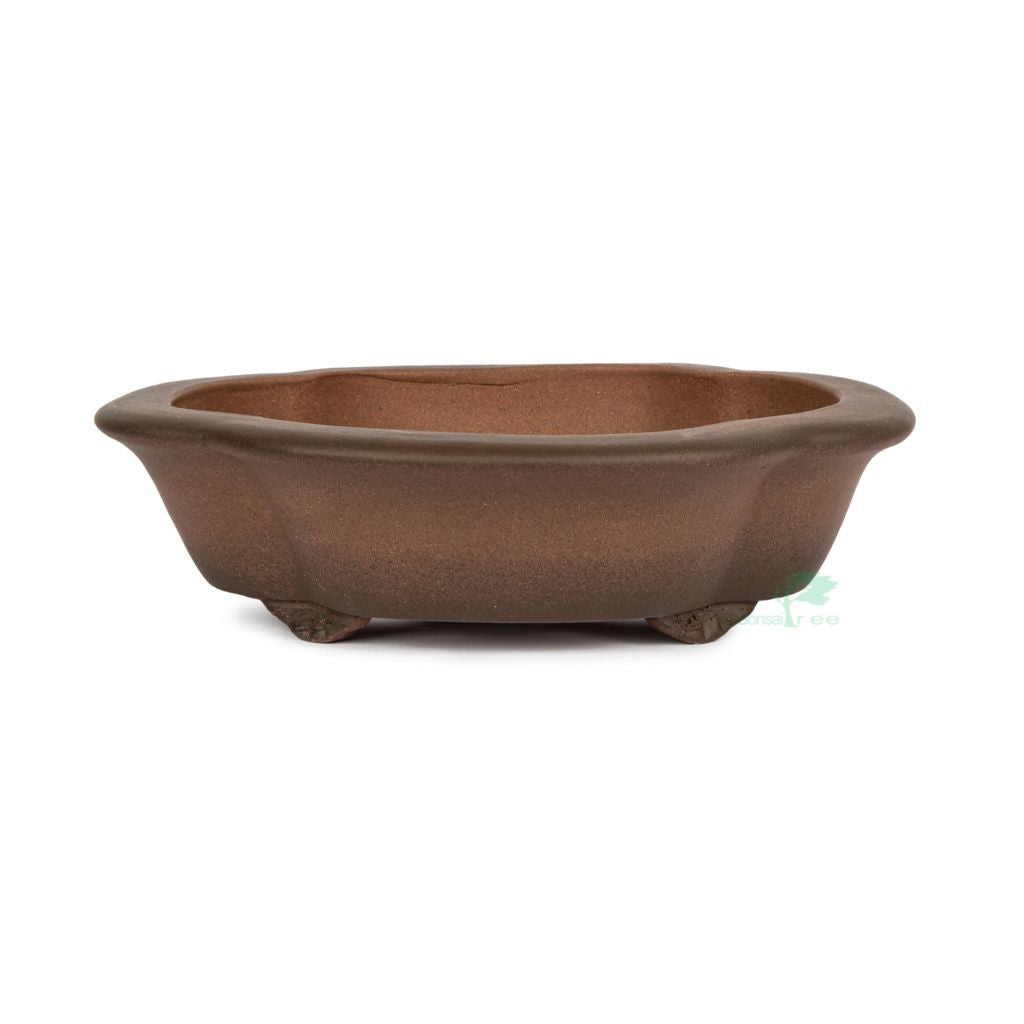 Chinese high quality, unglazed mokko, 250 x 230 x 65mm - - Pots