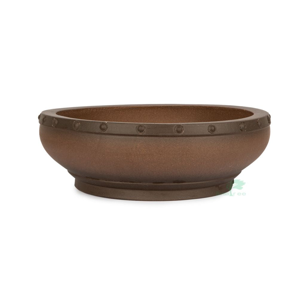 Chinese high quality, unglazed round, 325 x 105mm by Pecenppot
