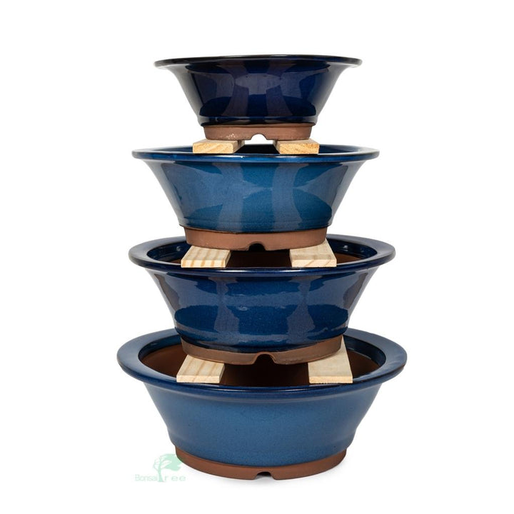 Japanese, Namako Glazed Round Containers by Kobayashi Sangyo