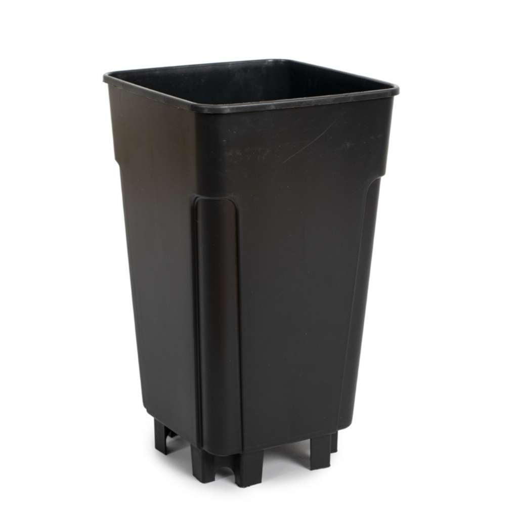 Plastic, Tall Drainage Pot, 12 x 12 x 20cm by Growrite