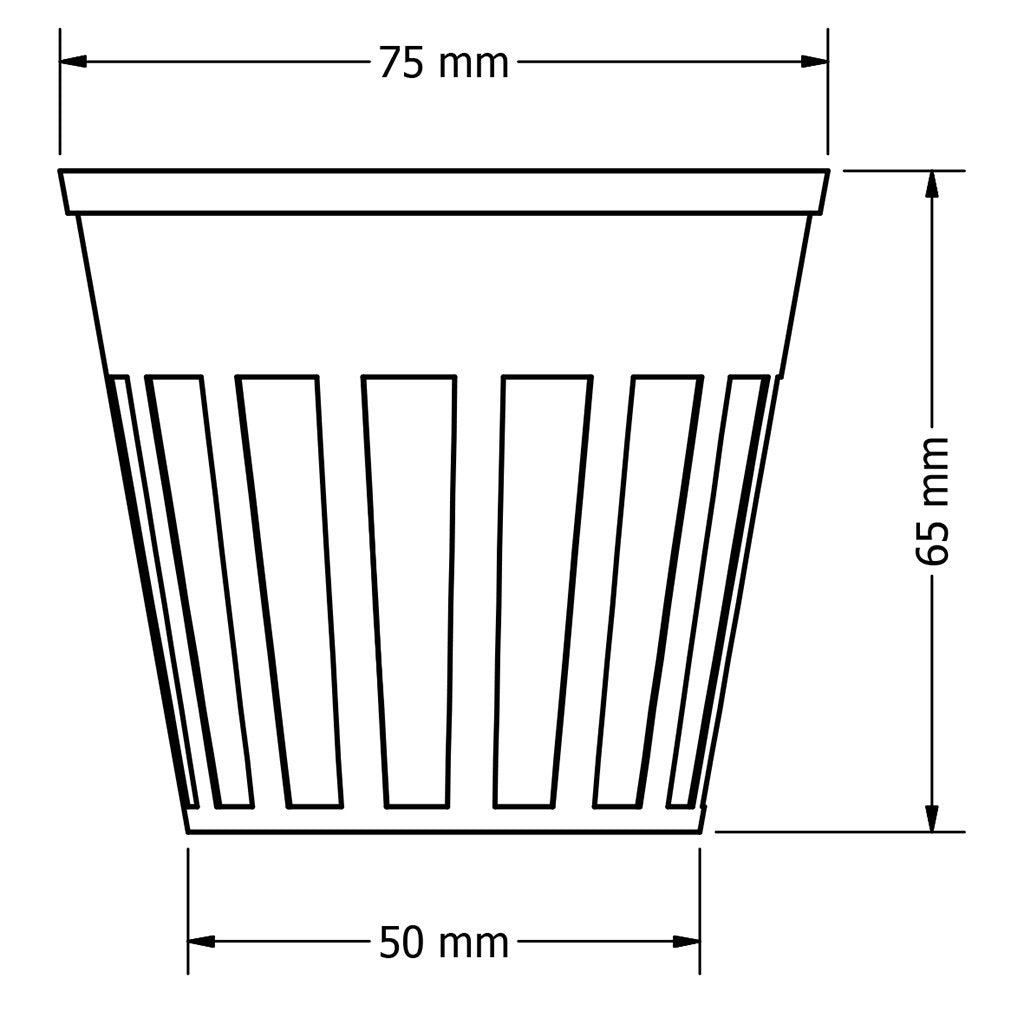 Plastic Net Pot, 7.5cm by Growrite