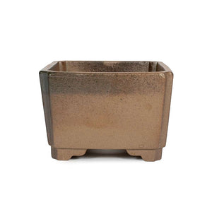 Japanese, Patinaed Containers -  Square Cascade, 100 x 100 x 70mm - Pots