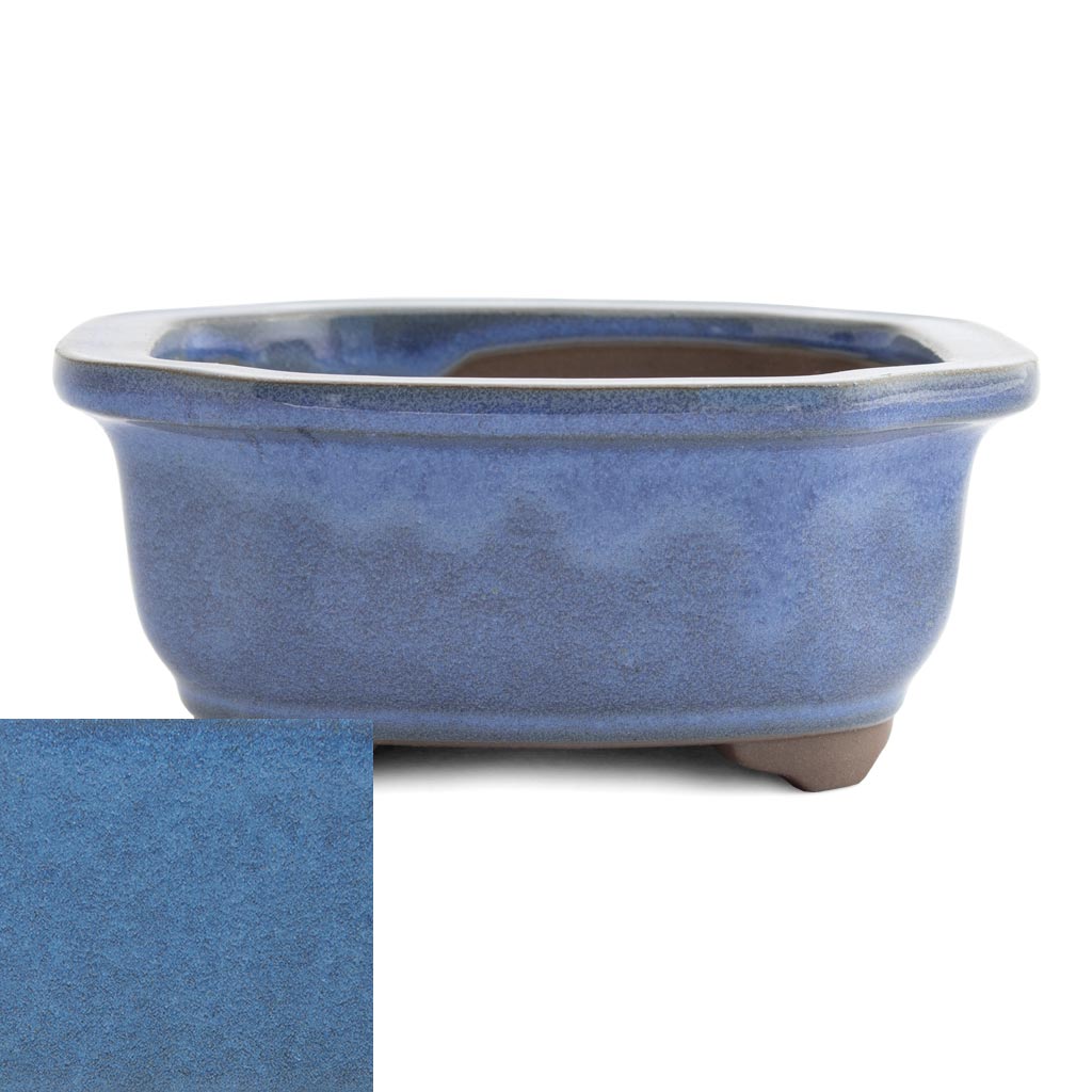 Japanese Glazed Decorative Rectangular Container, 130 x 115 x 55mm by Kobayashi Sangyo