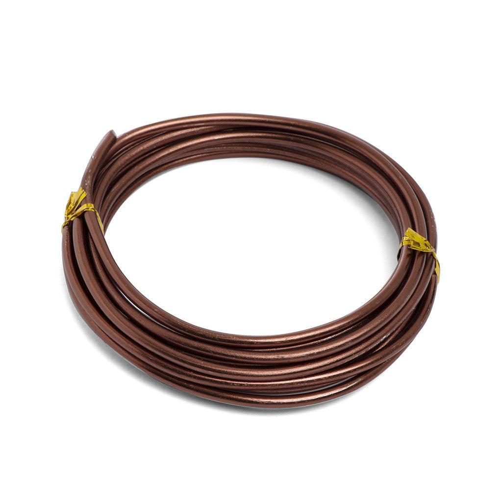 4mm, Anodized aluminium wire -  100g roll (2.9m) - Wire