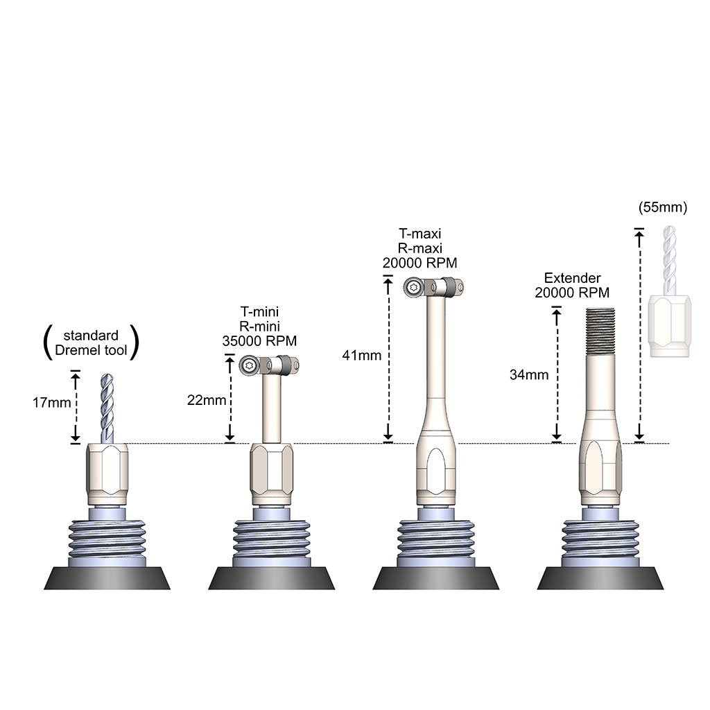Nibbler Extender for Dremel -   - Carving Bits