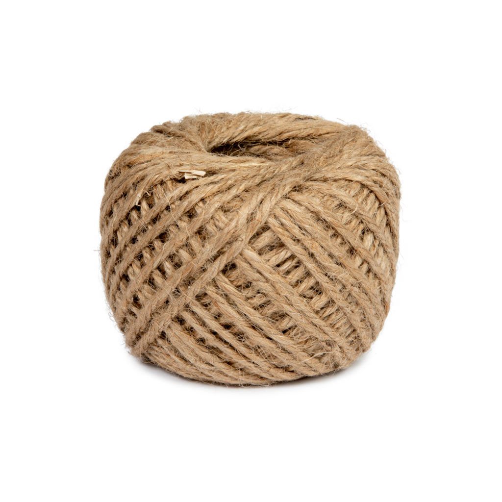 Jute, brown string, 100g by Super Floral