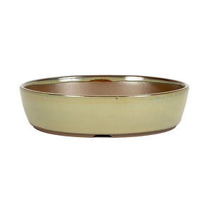 Japanese Hiwa Glazed, Oval Containers -  Large, 215(L) x 155(W) x 52mm(H) - Pots