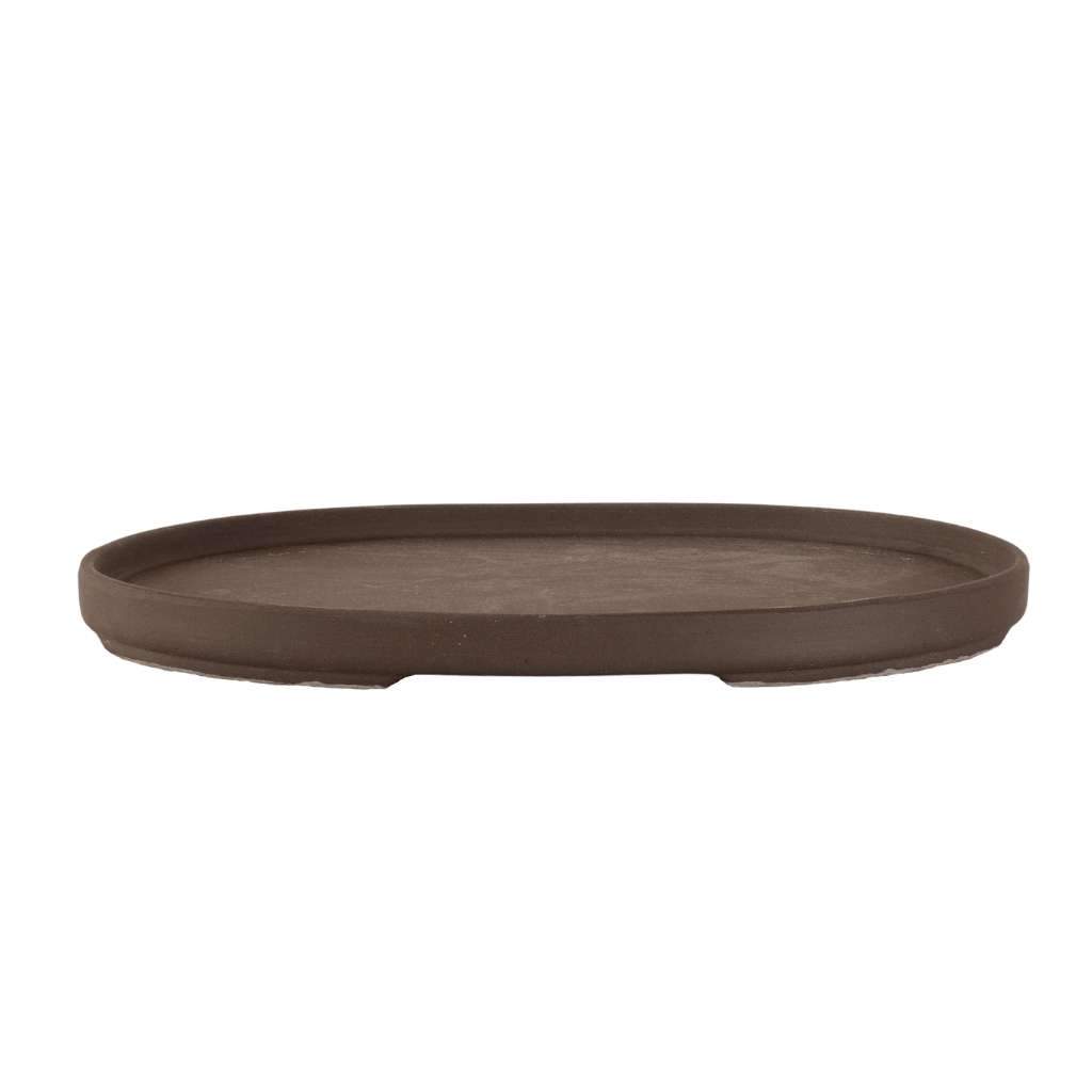 Japanese, Unglazed Oval Tray, 310 x 210 x 28mm by Kobayashi Sangyo