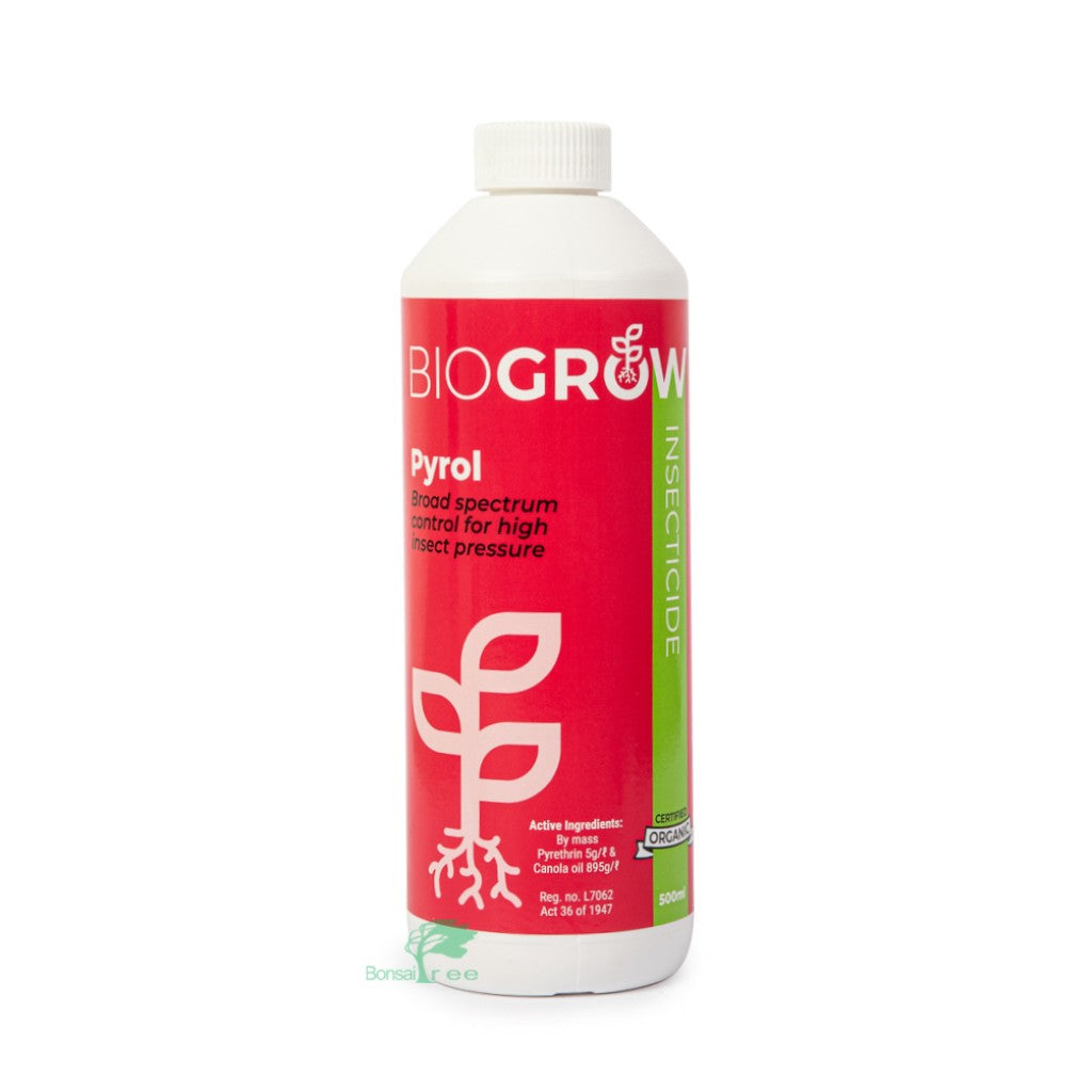 Biogrow Pyrol, 500ml - Organic Insect Control Solution - Bonsai Tree ...