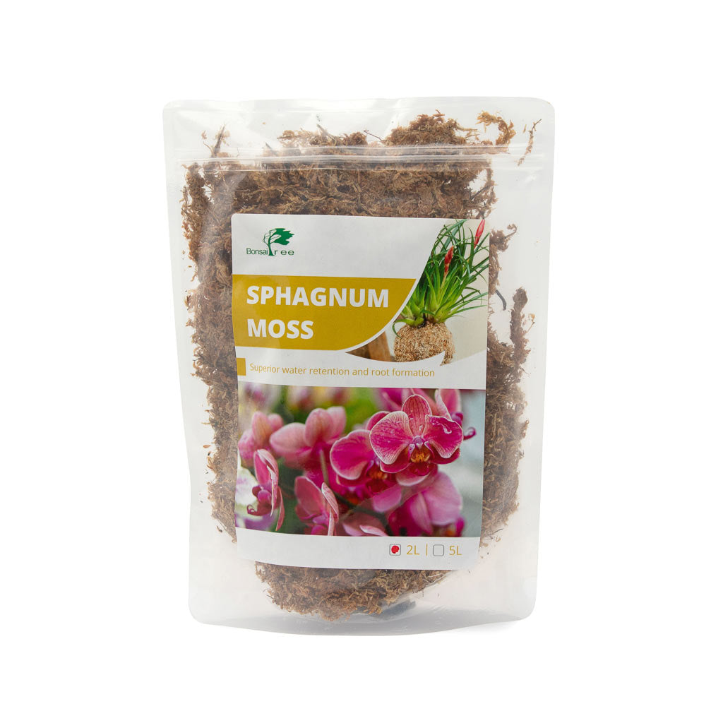 Sphagnum Moss, rehydrated -  2L bag - Growing Mediums
