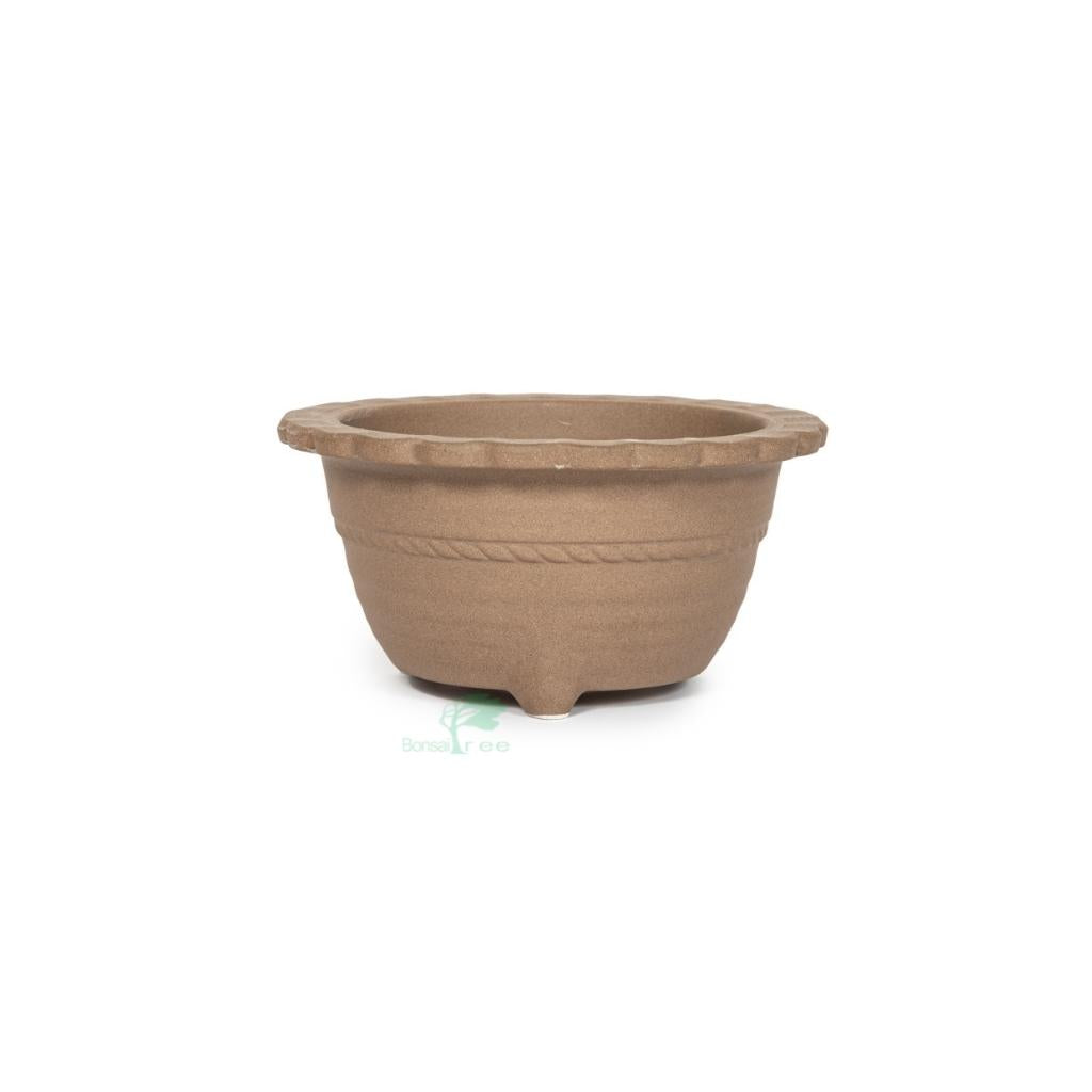 Japanese Unglazed, Round Containers by Kobayashi Sangyo