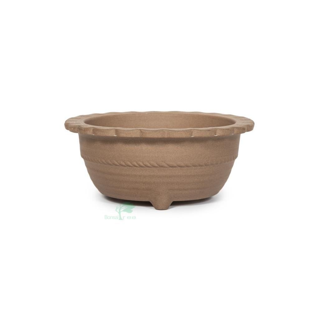Japanese Unglazed, Round Containers by Kobayashi Sangyo