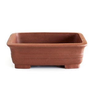12" Chinese Unglazed Containers -  Soft Rectangular, 30 x 24 x 9cm - Pots